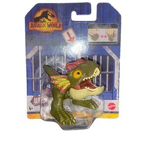 Jurassic World Dominion Dilophosaurus Uncaged Pop-Up Figure‎ By Mattel
